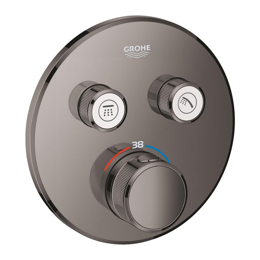 Mitigeur thermostatique encastré bain 1 sortie S.Control Hard Graphite Grohe - 29119A00