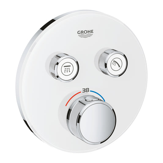 Grohe Grohtherm Smart Control Çift Valfli Akış Kontrollü, Ankastre Termostatik Duş Bataryası - 29151LS0