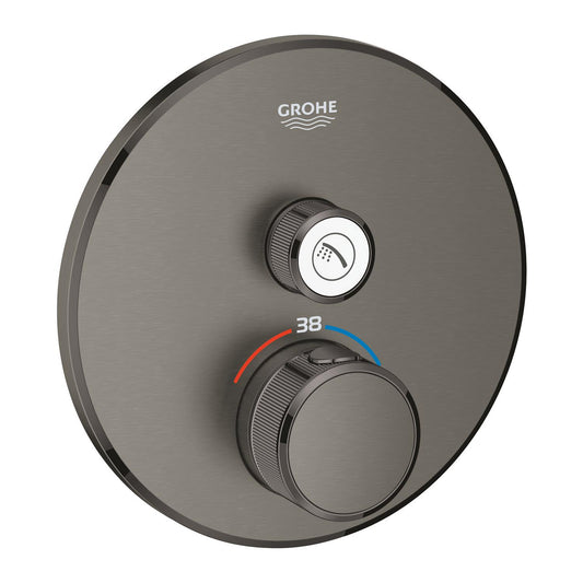 Grohe Grohtherm Intelligent Control Simple avec vanne débit contrôlé, Encastré Thermostatique Douche Robinet - 29118AL0