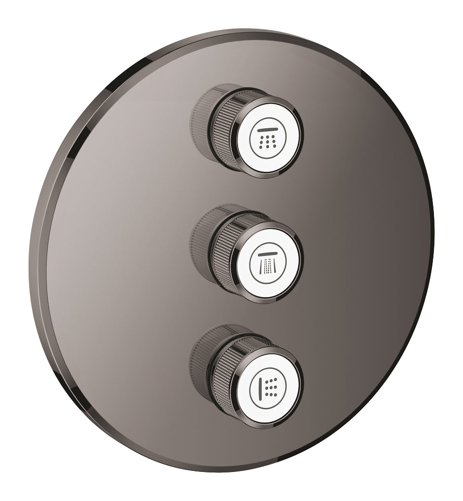 Grohe Grohtherm ذكي Control Üç بصمام تدفق بتحكم مقبض - 29122A00