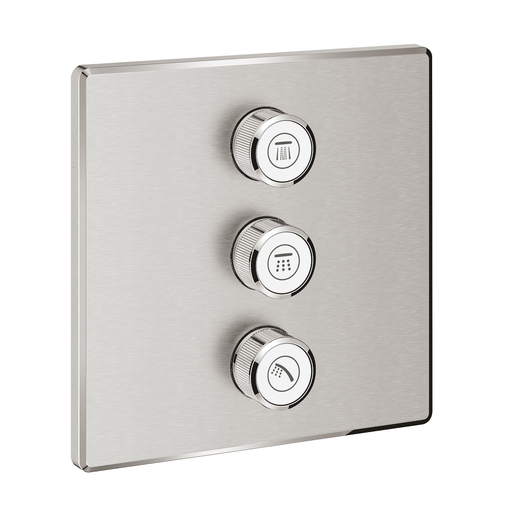 Grohe Grohtherm Smartcontrol وحدة تحكم بثلاث صمامات مع تحكم في التدفق - 29127Dc0