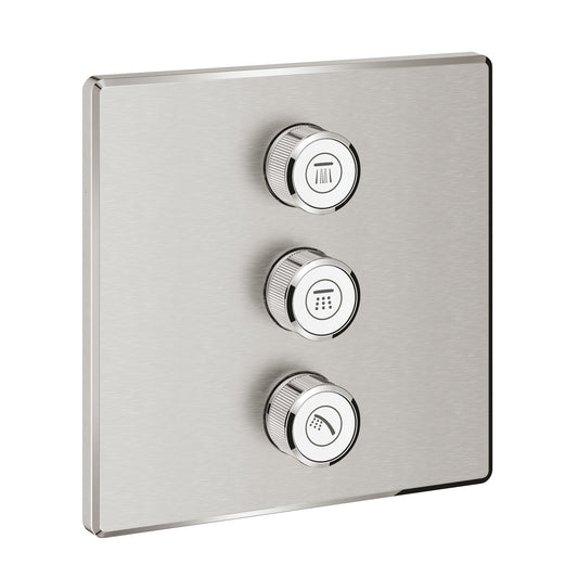 Grohe Grohtherm Smartcontrol وحدة تحكم بثلاث صمامات مع تحكم في التدفق - 29127Dc0