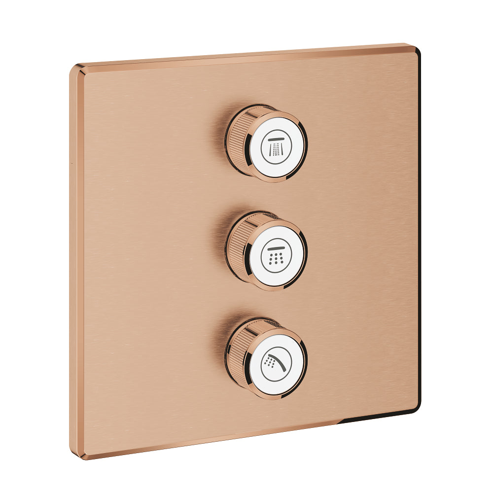 Grohe Grohtherm Intelligent Control Üç avec vanne débit contrôlé commande - 29127DL0