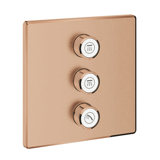 Grohe Grohtherm Intelligent Control Üç avec vanne débit contrôlé commande - 29127DL0