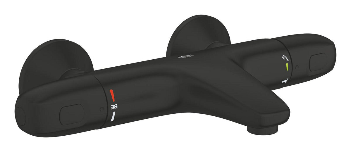 Термостатический смеситель для ванны Grohe Grohtherm, матовый черный - 348162433