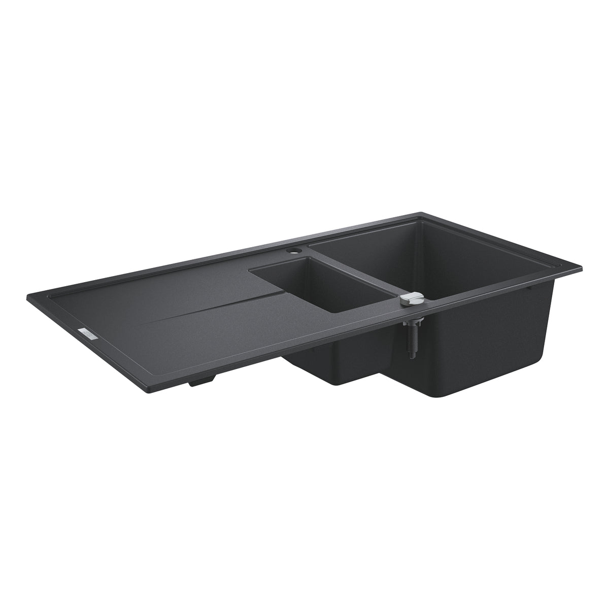 Grohe K400 évier composite quartz 60-C 100/50, granit noir - 31642AP0
