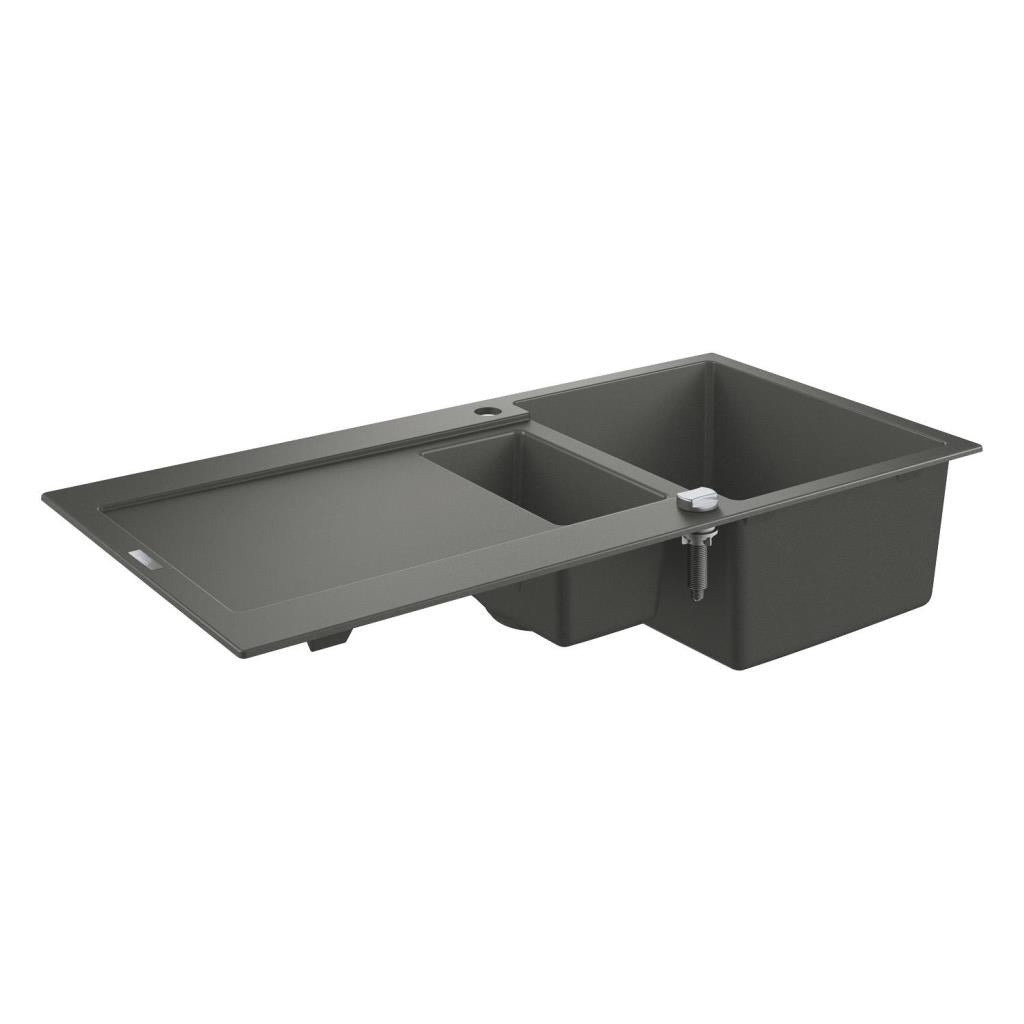 حوض مطبخ Grohe K500 مركب كوارتز 60-C 100/50، لون جرانيت رمادي - 31646AT0