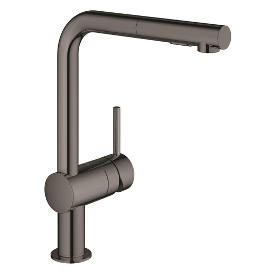 Grohe Minta Tek Kumandalı Eviye Bataryası Hard Graphite - 30274A00
