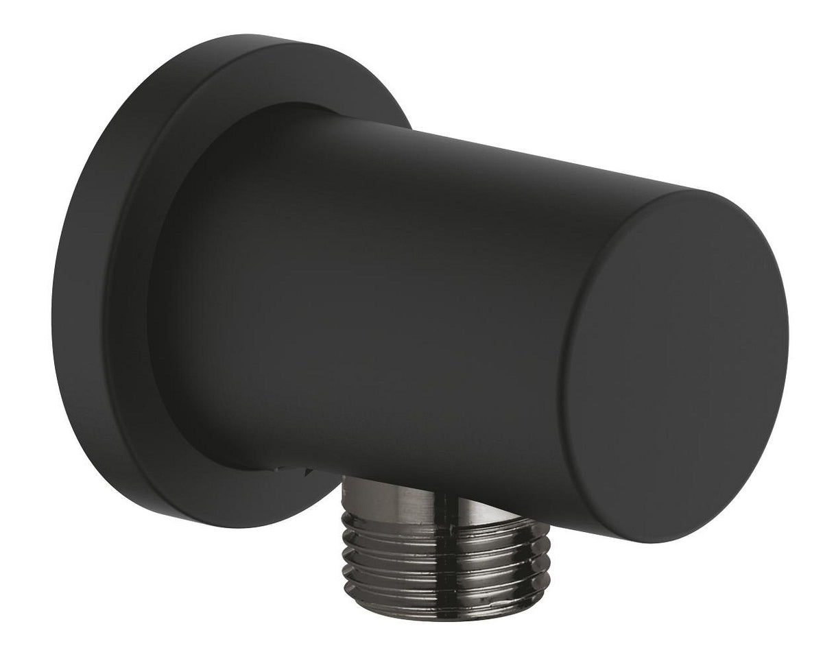 Grohe Rainshower كوع مخرج ماء جداري، أسود مطفي - 22118KF0