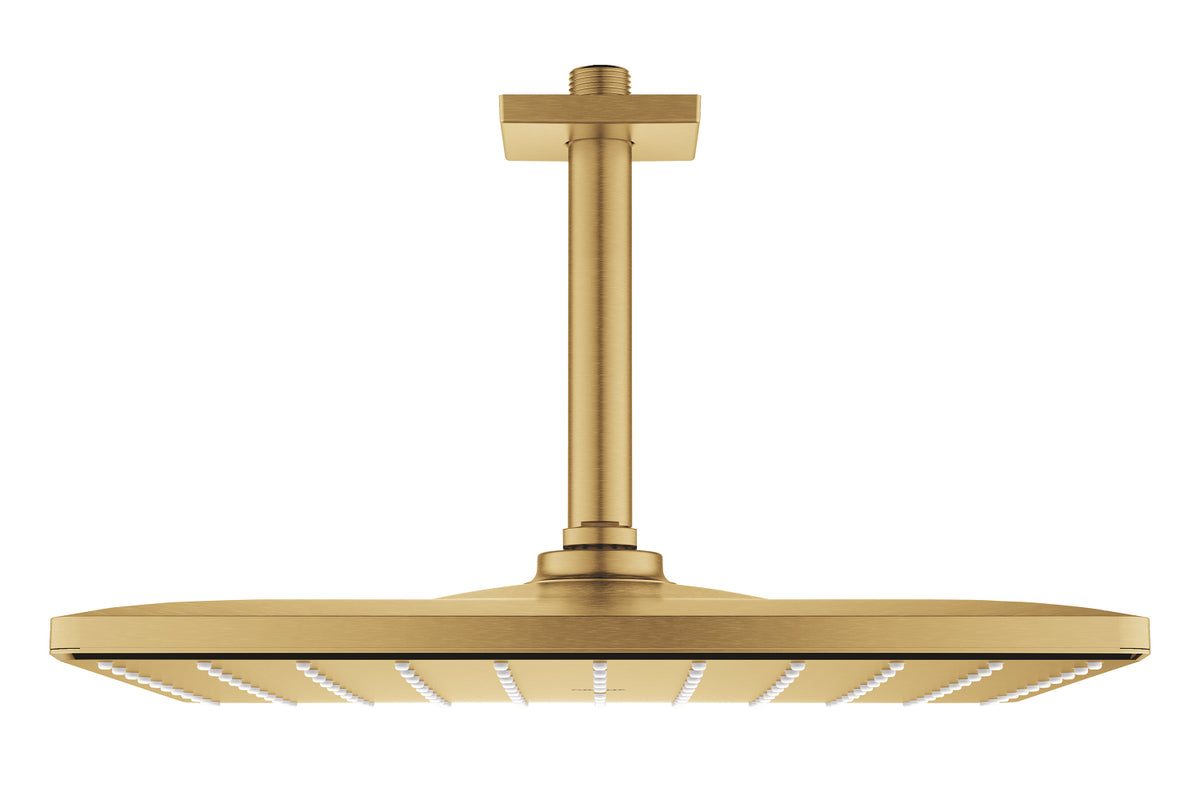 Set de douche de tête Grohe Rainshower Mono 310 Cube 142 mm, 1 jet - 26566GN0