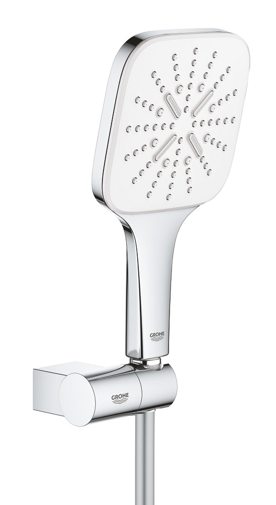 Grohe Rainshower ذكي نشط 130 Cube دش طقم 3 بتدفق - 26588LS0