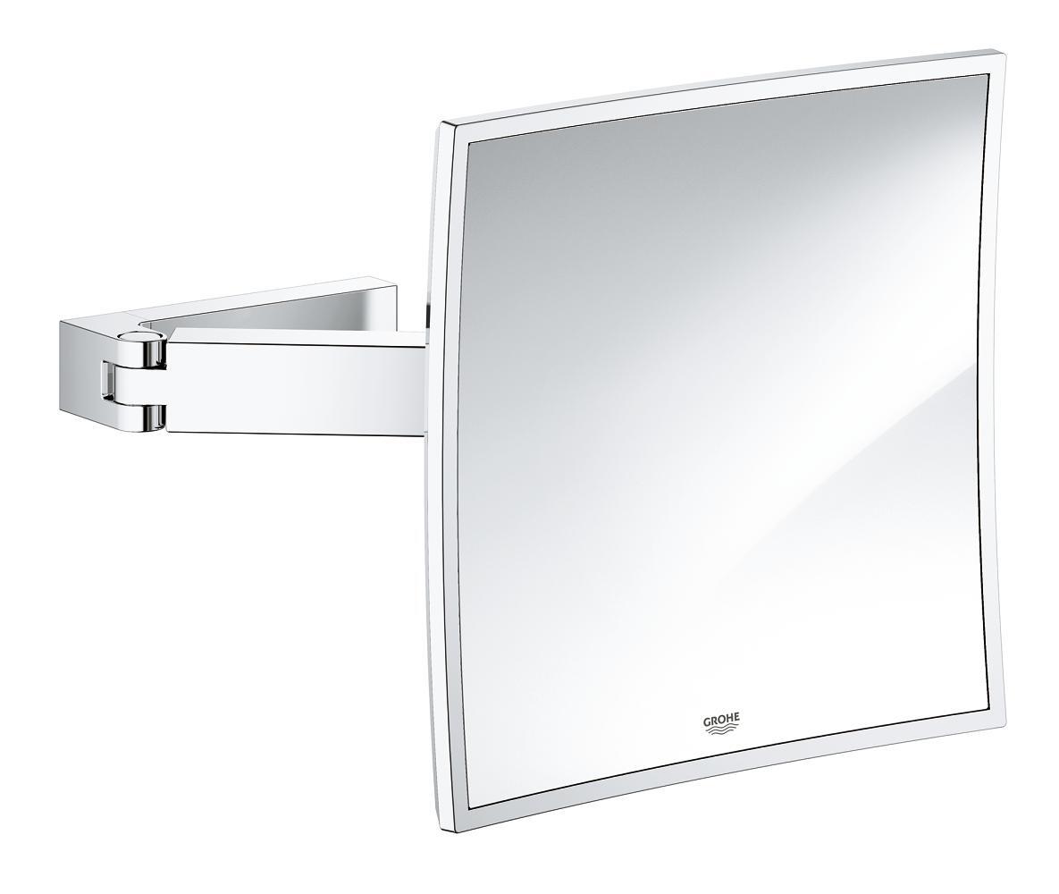 Настенное косметическое зеркало Grohe Selection Cube, хром - 40808000