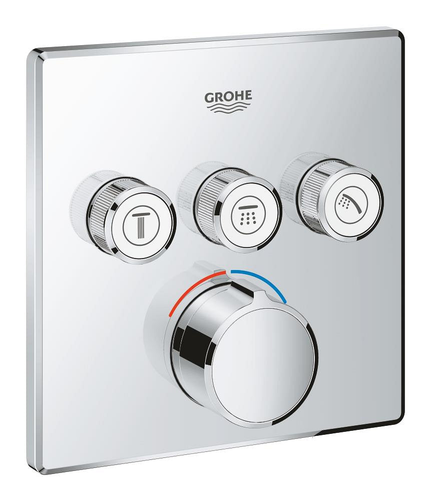 بطارية حمام دفن 3 مخارج Grohe SmartControl كروم - 29149000