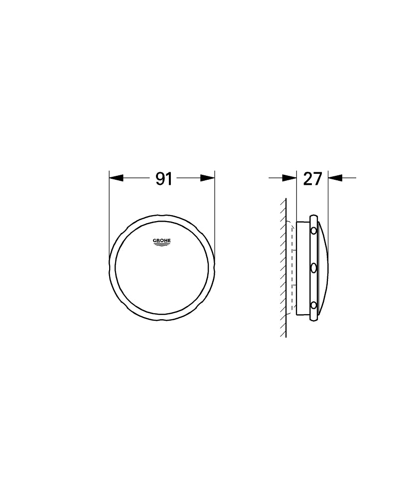 Grohe Talento Baignoire Tropleni - 19025000
