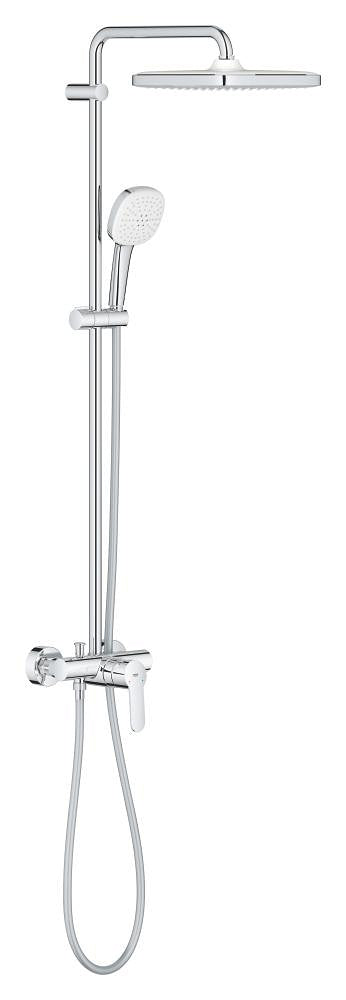 Grohe Tempesta نظام 250 Cube على الحائط مركب مفرد بمقبض بخلاط دش نظام - 26692001
