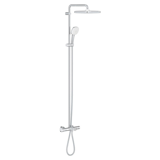 Grohe Tempesta System 250 Cube Duvara Monte Termostatik Banyo Bataryalı Duş Sistemi - 26691001