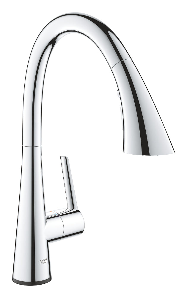 Электронный однорычажный смеситель для кухни Grohe Zedra Touch - 30219002