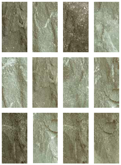 Art Mosaic Slate 12,5x25 / 5”x10” Matt Havuz Porseleni