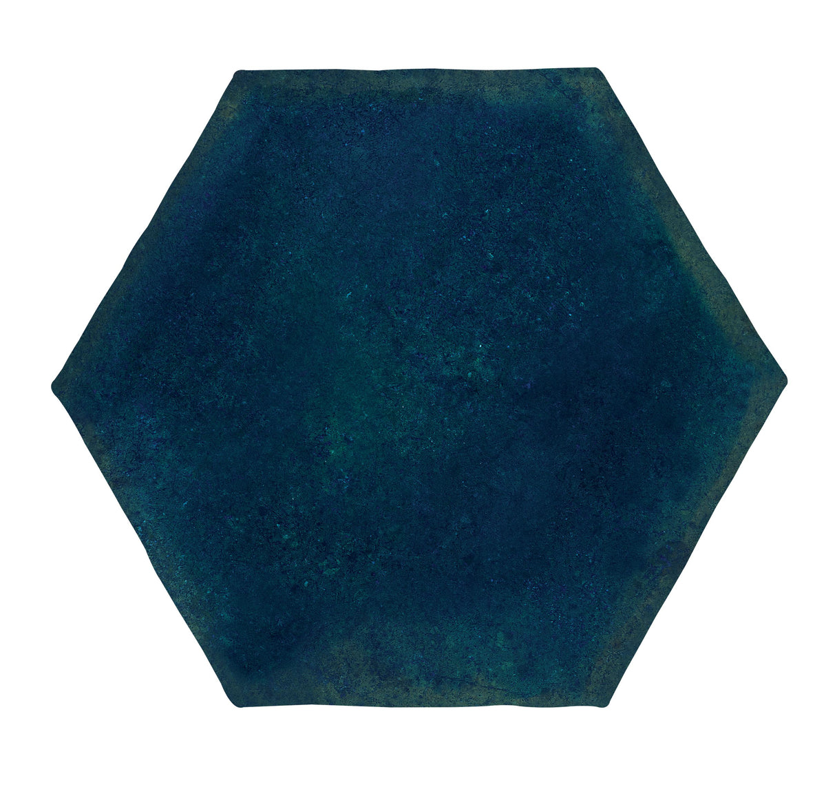 Art Mosaic Antic Hexagon 15x17 / 6" Navy Glossy Duvar Karosu