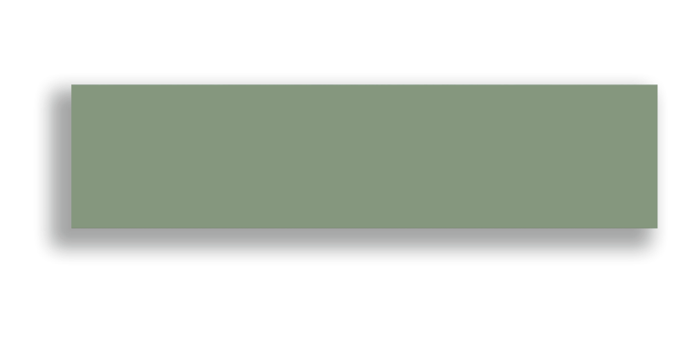 Настенная плитка Art Mosaic Flat 7,5x30 см, шалфей, глянцевая, плоская