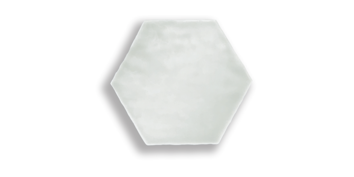 Art Mosaic Artisan Hexagon 15x17 / 6" Olive لامع جداري بلاط