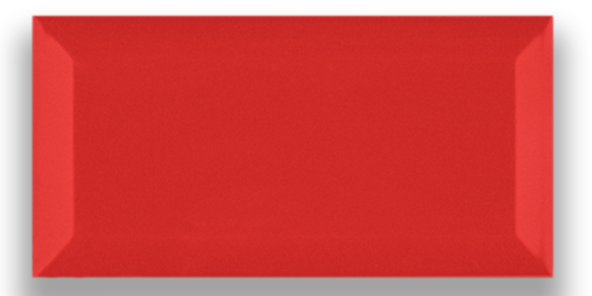 Art Mosaic Metro 10x20 / 4”x8” Red Glossy Duvar Karosu