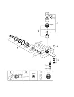 Grohe Lineare Tek Kumandalı Banyo Bataryası - 33849DC1