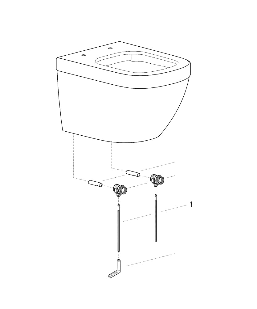 Grohe Euro  Ceramic Wall Hung Compact  W C - 39206000