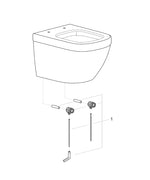 Grohe Euro  Ceramic Wall Hung Compact  W C - 39206000
