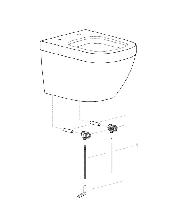 Grohe Euro  Ceramic Wall Hung Compact  W C - 39206000