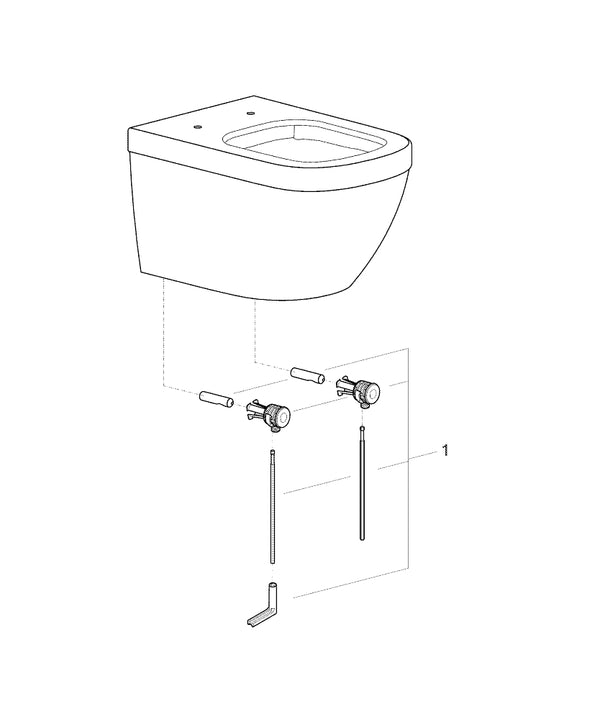 Grohe Euro  Ceramic Wall Hung  W C - 39328000