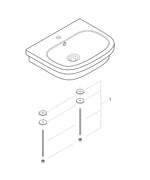 Grohe Euro  Ceramic Counter Top Basin 60 - 39337000