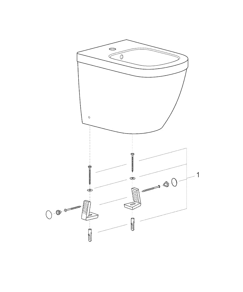 Grohe Euro  Ceramic Floor Standing Bidet - 39340000