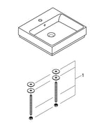 Grohe Cube  Ceramic Counter Top Basin 50 - 3947800H