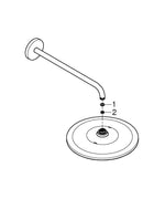 Grohe Rainshower  Mono 310 Tepe Duşu Seti 422 Mm, Tek Akışlı - 26558MG0