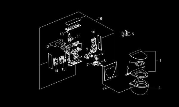 Grohe G R O H E  Sensia  I G S Akıllı Klozet Sistemi - 39111SH0