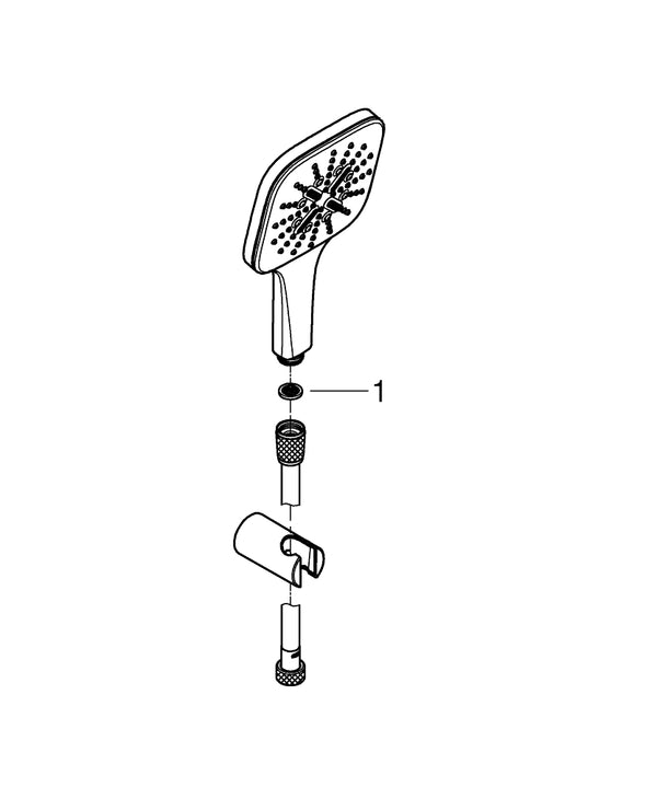 Grohe Rainshower  Smart Active 130  Cube Duşu Seti 3 Akışlı - 26589LS0
