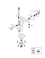Grohe G R O H E  Plus Yerden Küvet Bataryası - 23846AL3