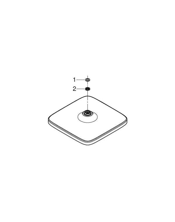Grohe Tempesta 250  Cube Tepe Duşu 1 Akışlı - 26681000