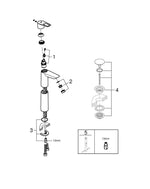 Grohe Bau Loop Tek Kumandalı Lavabo Bataryası  X L- Boyut - 23764001
