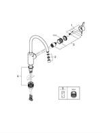 Grohe Eurocosmo Tek Kumandalı Eviye Bataryası - 3284320E