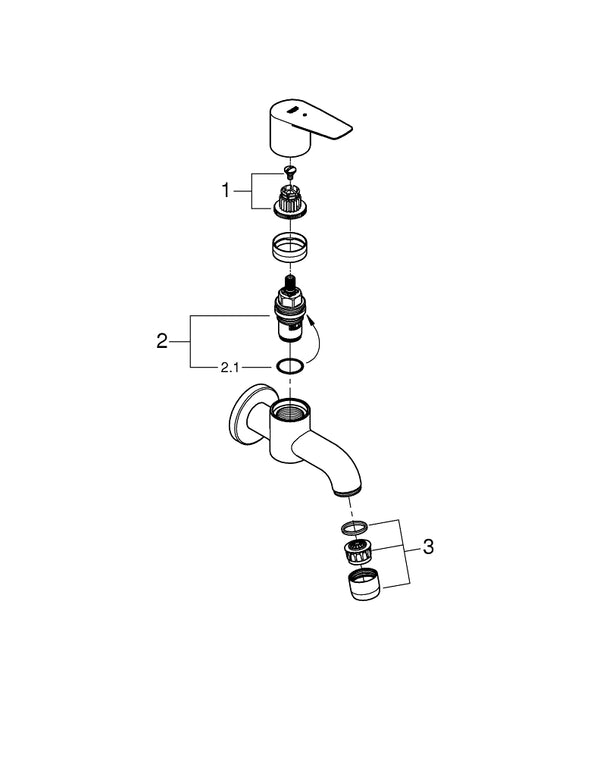 Grohe Bau Edge Musluk - 20238001