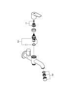 Grohe Bau Edge Bibtap 2 In 1 1/2″ - 20284001