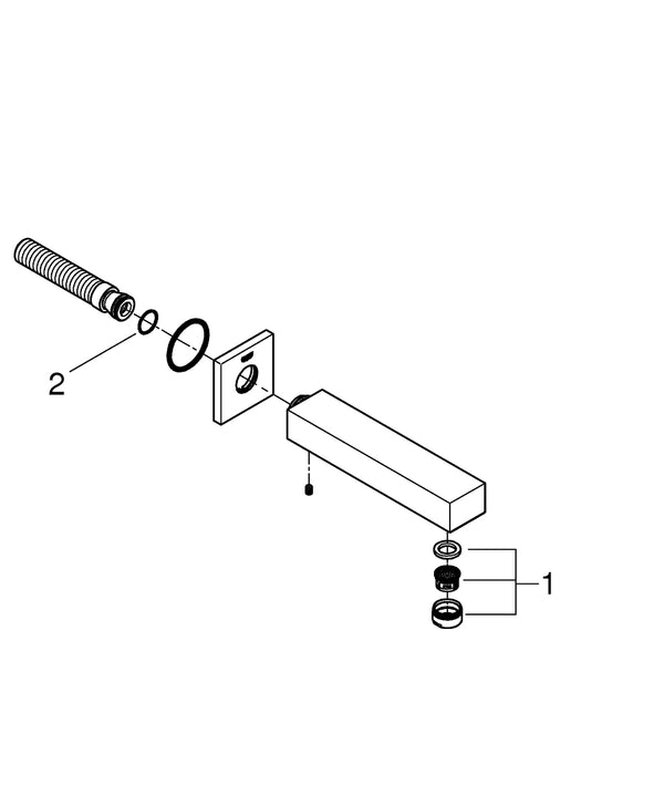 Grohe Eurocube Çıkış Ucu - 13303DC0