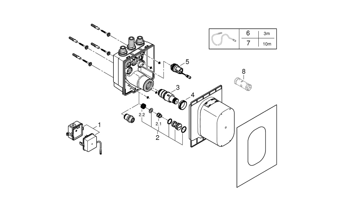 Grohe Eurosmart  Cosmopolitan  E İç Gövde - 36459000
