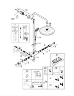 Grohe Euphoria  System 310 Duvara Monte Termostatik Bataryalı Duş Sistemi - 26723000