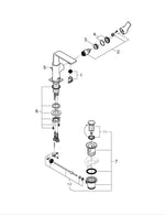 Grohe Allure Tek Kumandalı Lavabo Bataryası  M- Boyut - 32757001