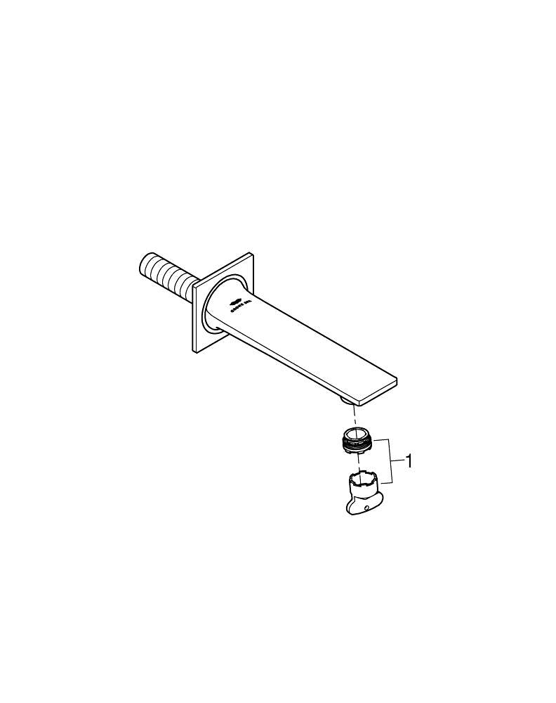 Grohe Allure Çıkış Ucu - 13264GN1