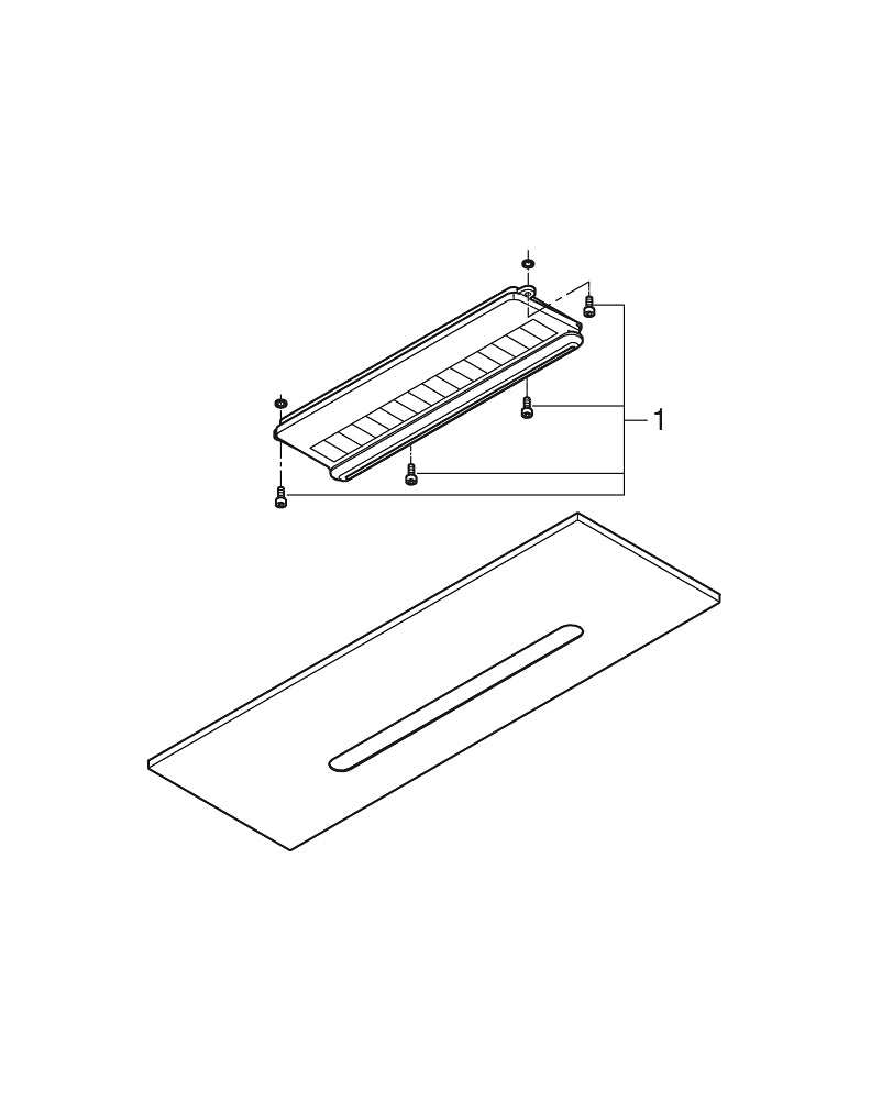 Grohe Rainshower  Aqua  Cascade Ceiling Shower Cover Including Spray Former - 26734000