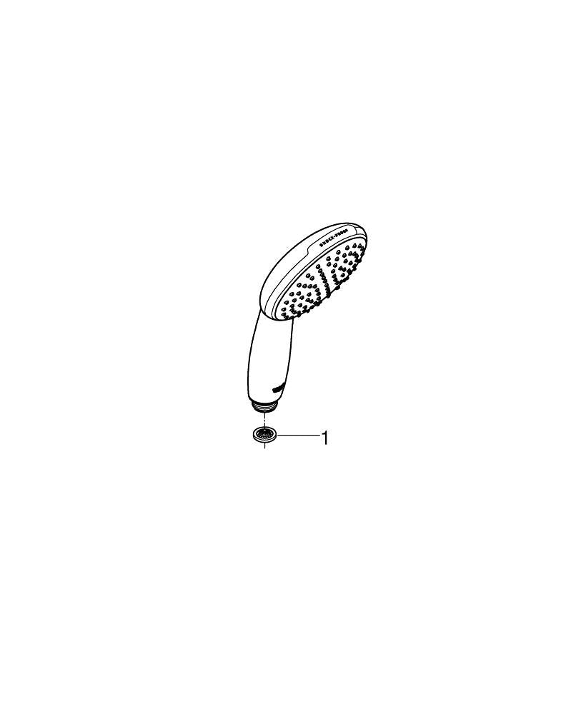 Grohe Tempesta 110 El Duşu 1 Akışlı - 27923003
